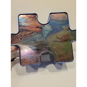 Collectors Series Puzzle Piece Shaped Tin Spirit‎ Of Flight